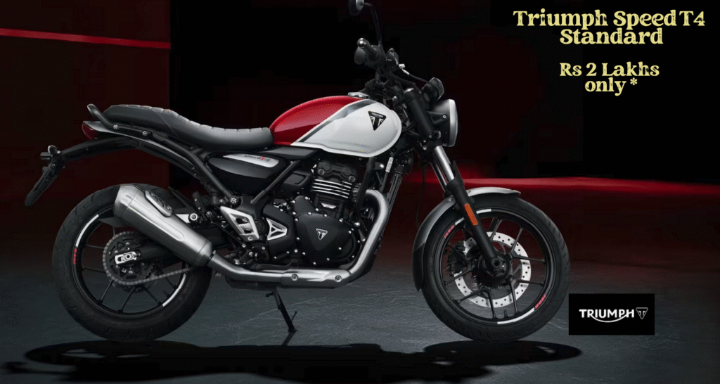 Triumph New Speed T4 Price In India